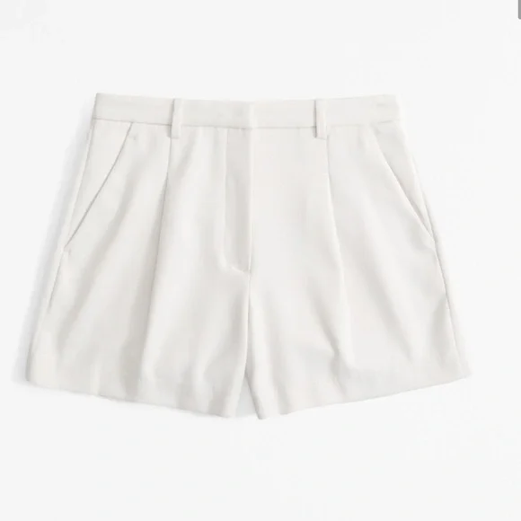 NWT High rise premium crepe tailored shorts - Picture 1 of 6